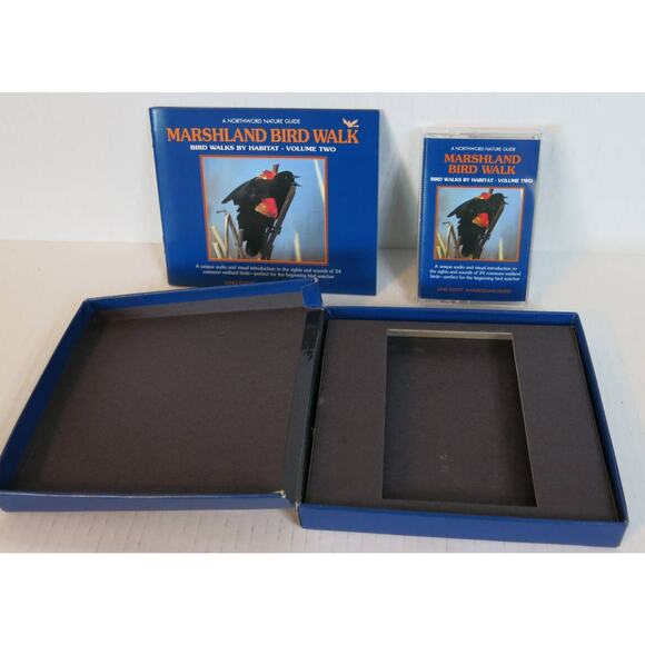 Northwood Nature Guide MARSHLAND BIRD WALK Cassette and Book in Box 1995 - Picture 8 of 14